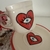Juego de taza y platito Ojo Corazon - comprar online