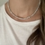Collar Clementina Aqua (plata 925)