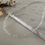 Collar Clementina Blanco (plata 925)