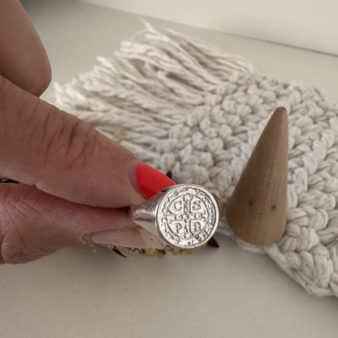 Anillo San Benito - (plata 925) - comprar online