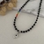 Collar 7 chakras cristales (black)