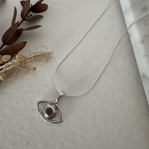Collar Turquia Amatista (plata 925) - comprar online