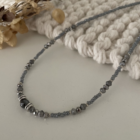 Collar Helena Grey Hematite