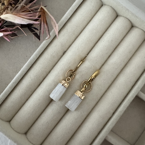 Aros Selenita gold - comprar online