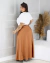 Saia de Cetim Plus Size na internet