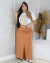 Saia de Cetim Plus Size - Plus Size Bella Bia