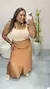Saia de Cetim Plus Size - Plus Size Bella Bia