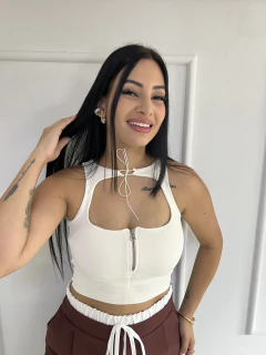 Croped Zíper - comprar online