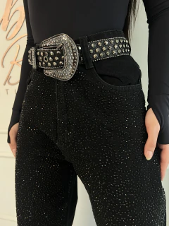 Calça Wide Pedraria - La Beliê Boutique
