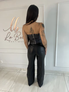Calça Wide Resinada - comprar online