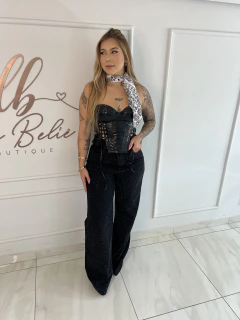 Corselet Couro PU na internet