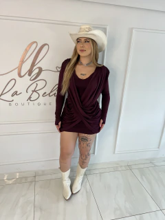 Vestido Transpassado na internet