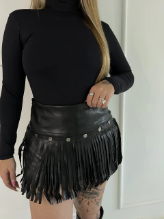 Mini Saia Franjas - La Beliê Boutique