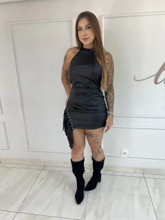 Vestido Franjas na internet