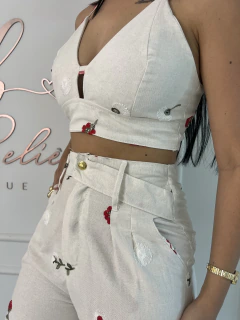 Conjunto Linho Bordado - comprar online