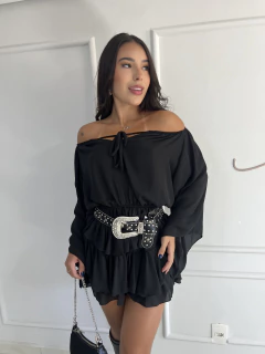 Conjunto - Croped + Shorts Saia na internet