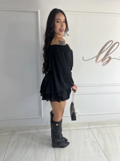 Conjunto - Croped + Shorts Saia - loja online