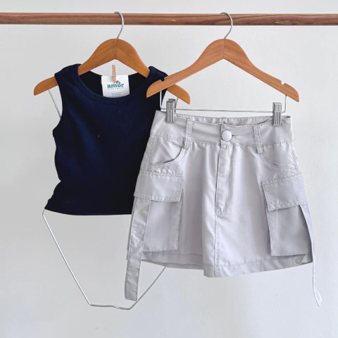 Saia cinza - comprar online