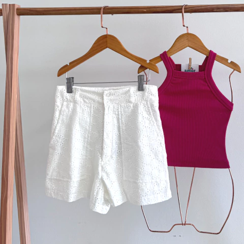 Short laise - Branco - comprar online