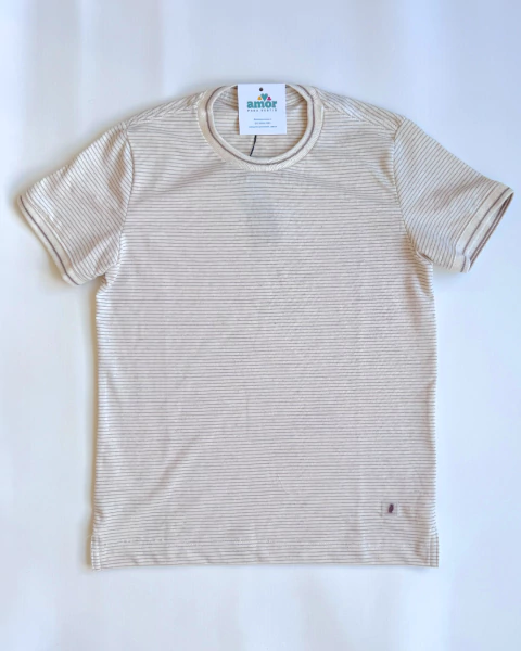 CAMISA PIQUET NARNIA - LISTRA AREIA - comprar online