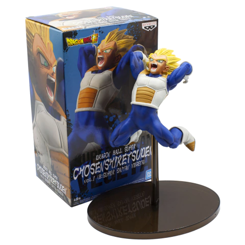 Banpresto- Figura Dragon Ball Super- Chosenshiretsuden Super Saiyan Vegeta (PRODUCTO EN EXHIBICION)