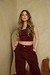 CONJUNTO CARGO VINHO - comprar online