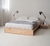 Cama Minimalista (140x190) + 2 Mesas de Luz
