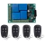 Receptor Inalámbrico 4 canales 220v RF 433mhz - Taifu