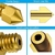 Nozzle 0.4mm Bronce Pico 1.75mm Extrusor Impresora 3d Creality CR10, Ender-2-3-4 y Pro, Anet, Tevo... en internet