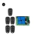 Receptor Inalámbrico 12v 4 canales con 5 controles Remotos Rf 433mhz - comprar online