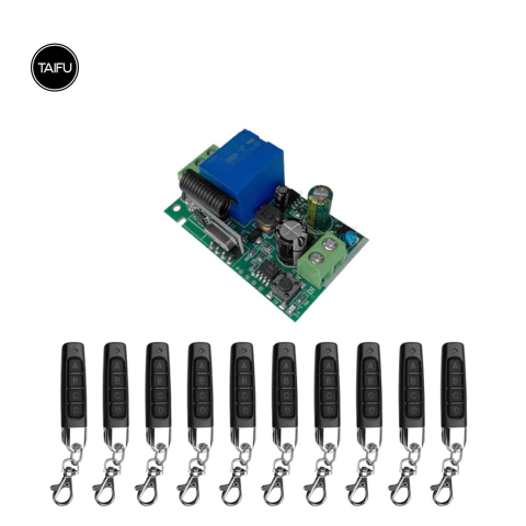 Receptor Inalámbrico 1ch 85 A 220v 10a 433mhz con 10 Controles - comprar online