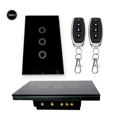 Interruptor de 3 teclas de luz Wifi + RF 433Mhz mas 2 Controles Remoto - comprar online