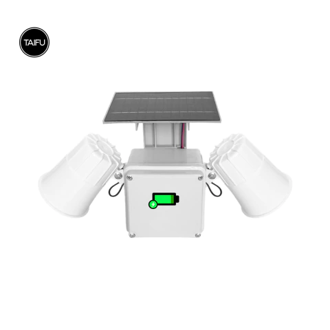 Sirena Doble Solar con Baterias Sin Cables 40W 100M - comprar online