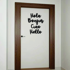 HOLA - CIAO - BONJUR - HELLO (PACK X 4) - Imaps