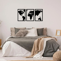 Mapa Mundi Triptico - comprar online