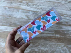033 - Card 6x17cm + Caixinha Acetato Dia dos Namorados Personalizado