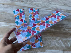 038 - Card 7x25cm + Caixinha Acetato Dia dos Namorados Personalizado - (cópia)