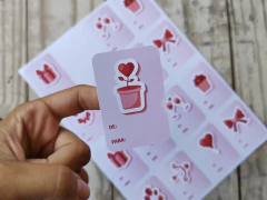 108 - Adesivos Dia DOS NAMORADOS de/para Personalizados na internet