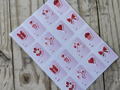 108 - Adesivos Dia DOS NAMORADOS de/para Personalizados - loja online