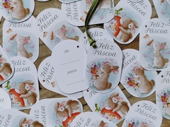 027 - Tags Páscoa Personalizadas - Tal e Qual Papelaria