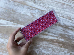 107 - Card 6x17cm + Caixinha Acetato Dia dos Namorados Personalizado - comprar online
