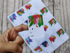 ADESIVOS FLORES BOTANICA DE PARA - PRONTA ENTREGA - 50 unidades 001 - Tal e Qual Papelaria