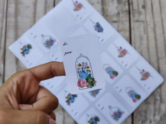 006 - 16 ADESIVOS FLORES E BOTÂNICA DE PARA - PRONTA ENTREGA