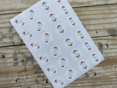 DM005B - 24 Adesivos dia das mães 4CM - Pronta Entrega - tienda online
