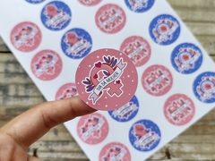 022 - Adesivos Dia da Mulher Personalizados