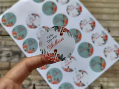 DML034B - 24 Adesivos dia da Mulher 4CM - Pronta Entrega en internet