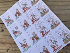 coleção daniela - Adesivos DE/PARA Natal Personalizados 059 - (cópia) - tienda online