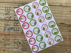 008 - Adesivos Natal - 24 unidades - Pronta Entrega - (cópia) - tienda online