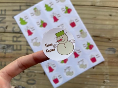 030 - Adesivos Natal Personalizados - (cópia) - tienda online