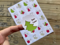 Imagen de 030 - Adesivos Natal Personalizados - (cópia)